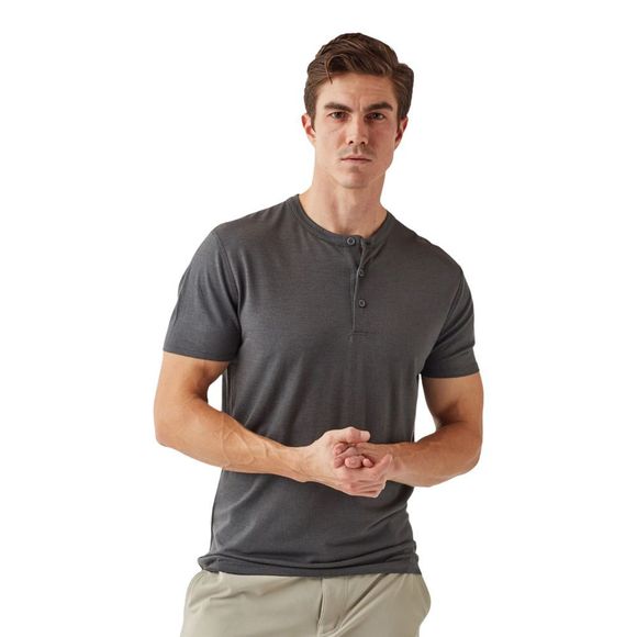 Olivers Other - Olivers 100% Wool Convoy Short Sleeve Henley Tee